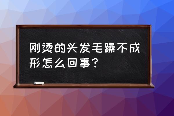 烫发以后头发毛躁怎么办 刚烫的头发毛躁不成形怎么回事？