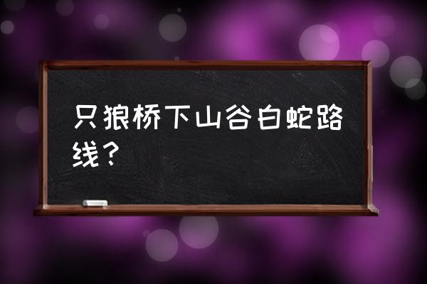 只狼影逝二度山谷里找不到路了 只狼桥下山谷白蛇路线？