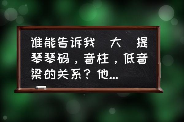 小提琴音柱掉了没有工具 谁能告诉我（大）提琴琴码，音柱，低音梁的关系？他们对音色有什么影响？