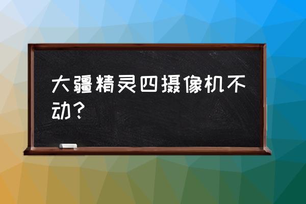 imu与云台数据不匹配 大疆精灵四摄像机不动？